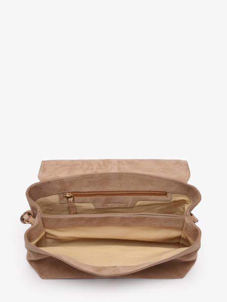 Cross Body Tas Othilia In Suède Leder Vanessa bruno Beige othilia 55V40813 ander zicht 3